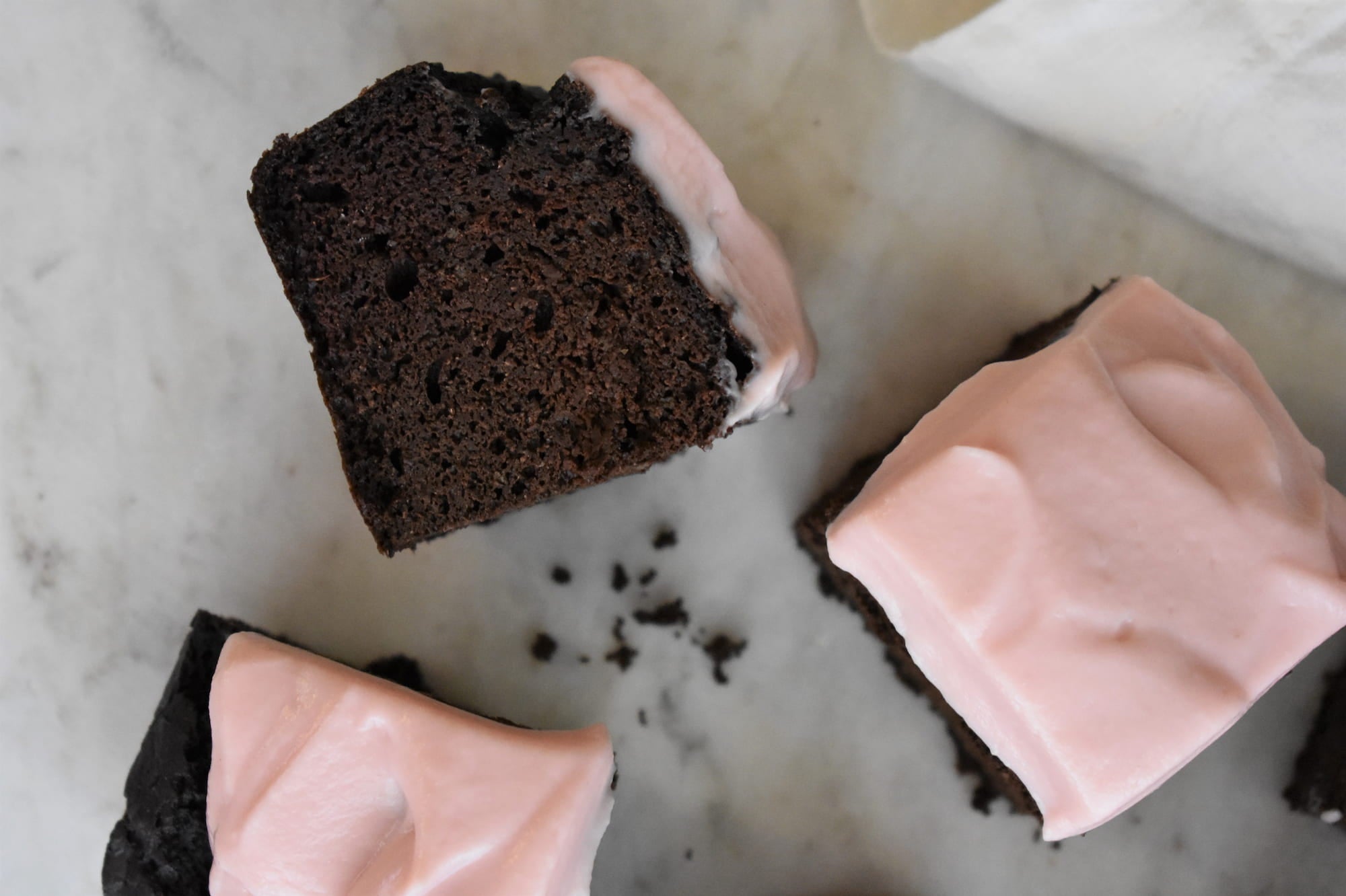 Grain & Nut Free Brownies with a Special Veggie Frosting