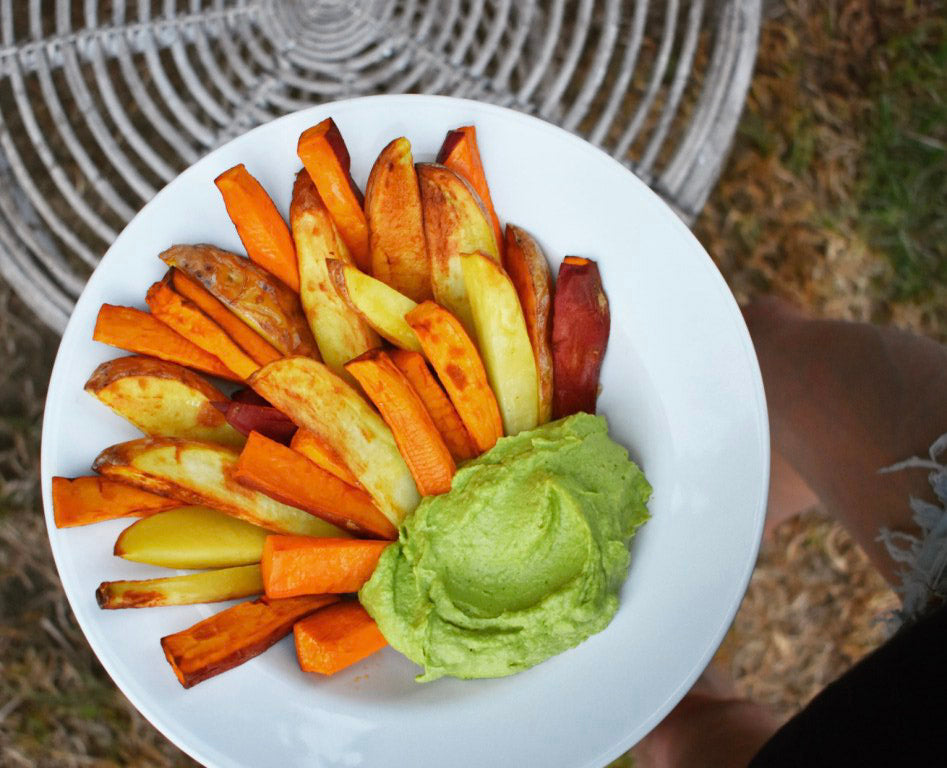 Gut Healing Protein Dip with Air Fried Fries!