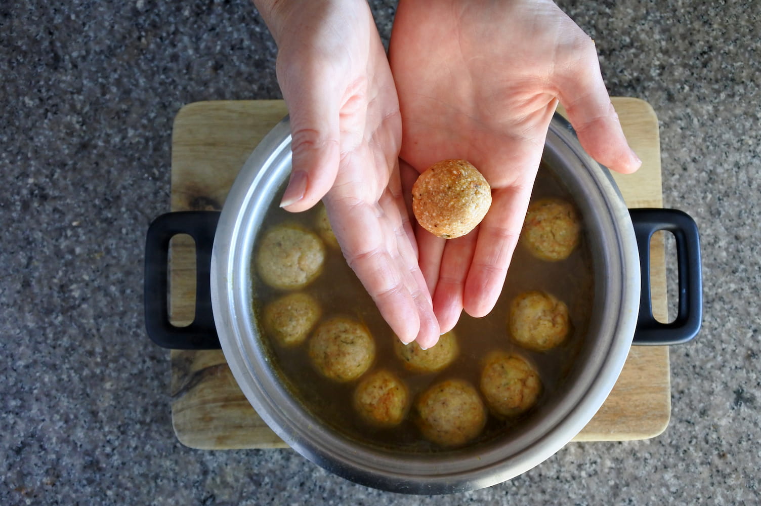 Paleo Matzo Ball Soup